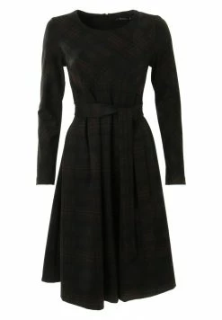 Madam-T KANTRI - Robe De Jour - Schwarz/braun -Madam-T Soldes 2022 1a17d4375fec4b9eae41e8491dc1957e