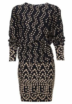 Madam-T Robe Fourreau - Blau Creme -Madam-T Soldes 2022 1a1830361fc149aa9e38362d04b1428c