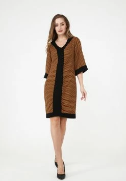 Madam-T REINA - Robe De Jour - Schwarz/ Senf 10 Madam-T REINA - Robe De Jour - Schwarz/ Senf -Madam-T Soldes 2022 1a81ab4219824e4590799ad41d0b95e3