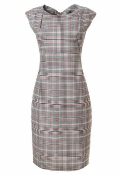 Madam-T MUTALA - Robe Fourreau - Grünes Leder/olegine Rot -Madam-T Soldes 2022 1ae7f8b9b7f04273b163a31e6b025e27