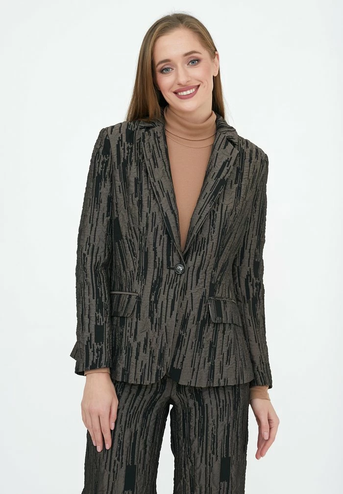 Madam-T MANA - Blazer - Black / Khaki 1 Madam-T MANA - Blazer - Black / Khaki