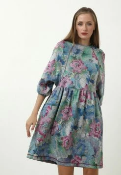 Madam-T ADAMASA - Robe De Jour - Grau/kornblumenblau 8 Madam-T ADAMASA - Robe De Jour - Grau/kornblumenblau -Madam-T Soldes 2022 1bac3d77dccc4d62b7186b92ae428f17