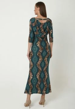 Madam-T ARAGURIA - Robe Longue - Rosa, Braun -Madam-T Soldes 2022 1bb310b71ef54b019fa3407fb589d8ff