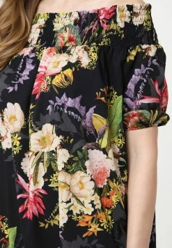 Madam-T DERIN - Robe De Jour - Schwarz, Rosa -Madam-T Soldes 2022 1ccdf208288744769498617f21d180ac