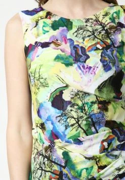 Madam-T Robe Longue - Hellgrün, Lila -Madam-T Soldes 2022 1d24dcfa792c46a2b9098a5925f20d2a