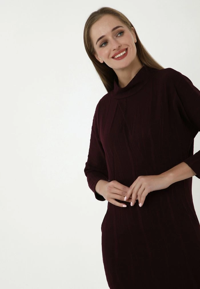 Madam-T MIKADA - Robe Fourreau - Pflaume 5 Madam-T MIKADA - Robe Fourreau - Pflaume – Image 5