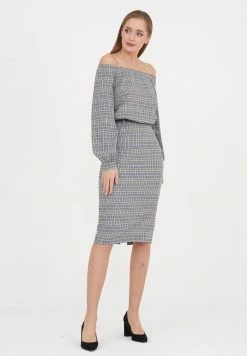 Madam-T KALIPSA - Robe Fourreau - Grau/gelb 14 Madam-T KALIPSA - Robe Fourreau - Grau/gelb -Madam-T Soldes 2022 1d512d6cc1c0460584d26eafbca9302d