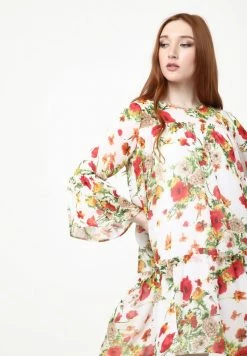 Madam-T EDEMIA - Robe De Jour - Weiß/rot -Madam-T Soldes 2022 1d524572458b410398d266ed94703731