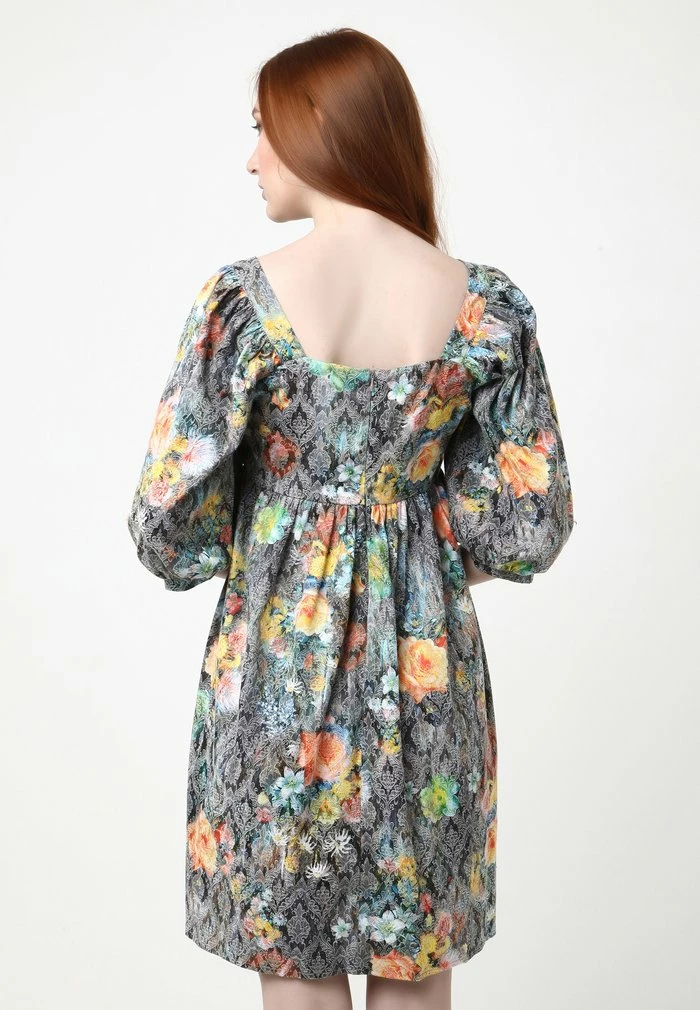 Madam-T ADRIENN - Robe De Jour - Braun, Gelb 4 Madam-T ADRIENN - Robe De Jour - Braun, Gelb – Image 4