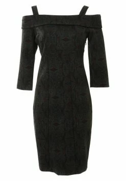 Madam-T ALTOONA - Robe Fourreau - Wein Rot/grün -Madam-T Soldes 2022 1d89ae318fe54722b265a3b9d0ea2707