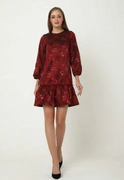 Madam-T Robe De Jour - Wein Rot, Rot -Madam-T Soldes 2022 1de27a1952824866a05a632b1bdd109c