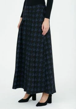 Madam-T GIZA - Pantalon Classique - Black/blue -Madam-T Soldes 2022 1df337b31a794e1082b87c360a2100d3