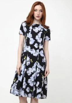 Madam-T KRISTI - Robe De Jour - Schwarz Blau