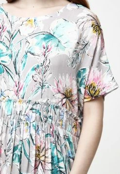 Madam-T OFELIA - Robe De Jour - Grau, Aqua -Madam-T Soldes 2022 1e5bdc656df24a8f96f2f9a8ec0d96c3