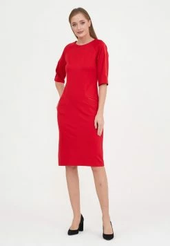 Madam-T IZMIRA - Robe Fourreau - Von Red Hat