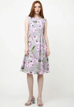 Madam-T KANTRI - Robe De Jour - Grau, Lila -Madam-T Soldes 2022 1ece9a8a68734e0ea2ca735cd31950ce