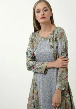 Madam-T Robe Longue - Oliv, Grau -Madam-T Soldes 2022 1f1347e89a504e5da284397bcdf0ccb1