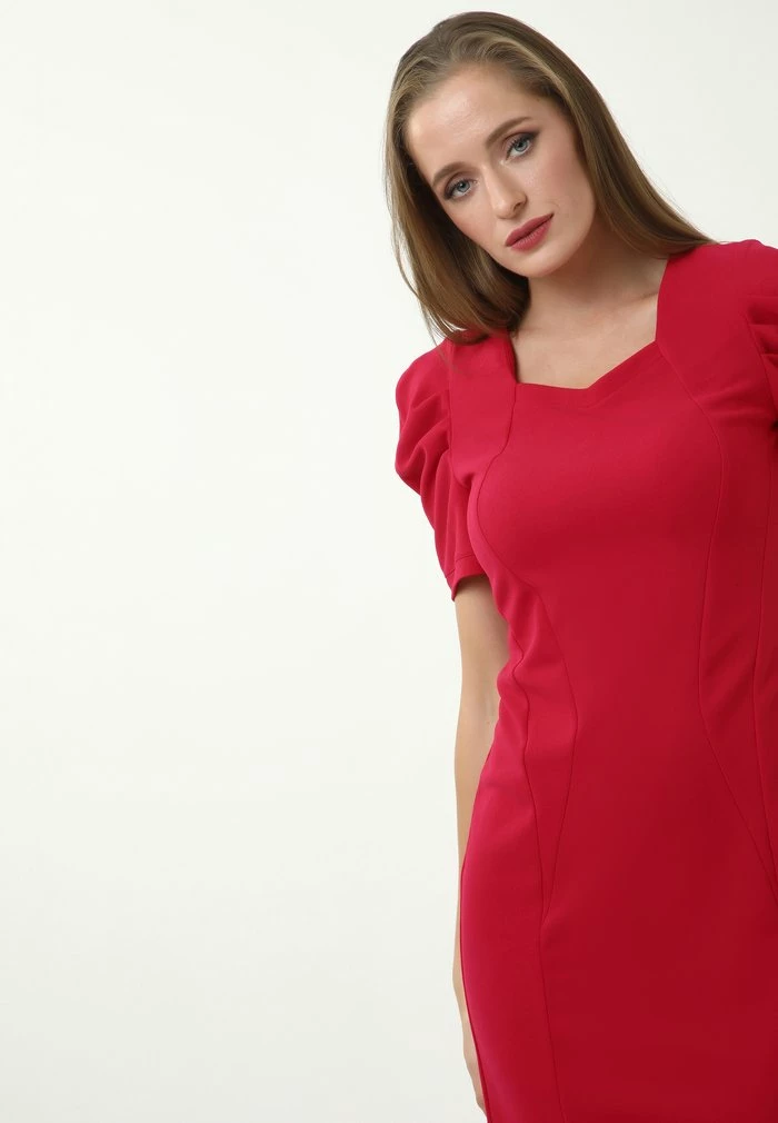 Madam-T ALEKSANDRIA - Robe Fourreau - Himbeere 5 Madam-T ALEKSANDRIA - Robe Fourreau - Himbeere – Image 5