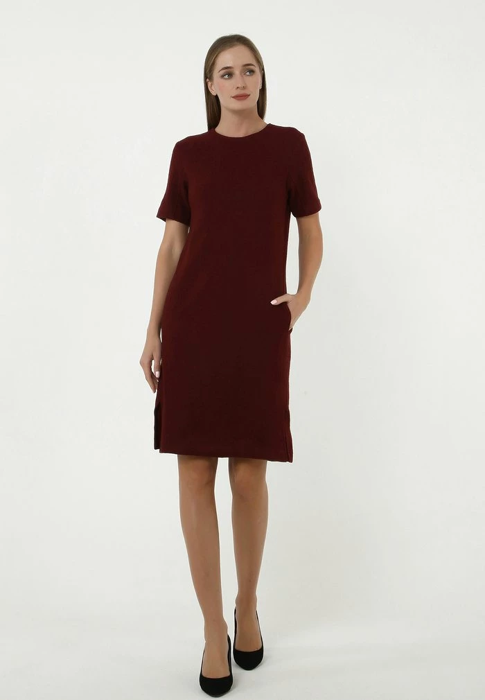 Madam-T MALU - Robe En Jersey - Weinrot 2 Madam-T MALU - Robe En Jersey - Weinrot – Image 2