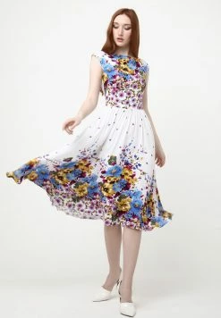 Madam-T Robe De Jour - Weiß Hellblau 12 Madam-T Robe De Jour - Weiß Hellblau -Madam-T Soldes 2022 1f70f16e244e4c64ba1908437e100385