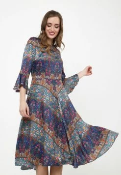 Madam-T JULIETTE - Robe De Jour - Blau, Rot 10 Madam-T JULIETTE - Robe De Jour - Blau, Rot -Madam-T Soldes 2022 206e11669d754a0c8914642f0b1c9907