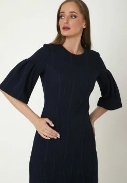 Madam-T Alltags Dega - Robe Fourreau - Blau -Madam-T Soldes 2022 2084cb1de6b84f70a4430b59a0072056