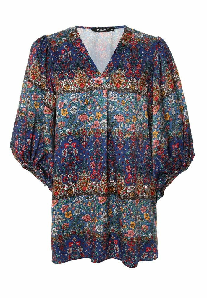 Madam-T EUSTACE - Blouse - Blau Rot 7 Madam-T EUSTACE - Blouse - Blau Rot – Image 7