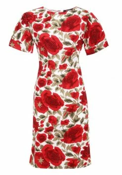 Madam-T JUDY - Robe Fourreau - Milchig/rot -Madam-T Soldes 2022 20f9c8f7aa4e4b8b8c72f2403c02a458