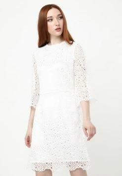 Madam-T SONATERA - Robe Fourreau - Weiß -Madam-T Soldes 2022 2101748ad2824955b79bf8515c3f066e