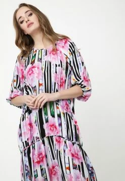 Madam-T GRETELE - Robe Longue - Weiß Rosa 16 Madam-T GRETELE - Robe Longue - Weiß Rosa -Madam-T Soldes 2022 21da5340b6b64b298358e85df4795922