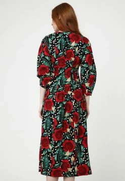 Madam-T Robe De Jour - Schwarz, Rot -Madam-T Soldes 2022 21f1efa4fcee4d3a9f49e3aa8d7755a3