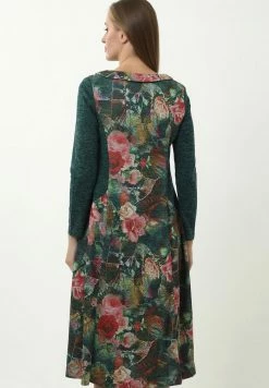 Madam-T PATRICIA - Robe De Jour - Green/light Pink -Madam-T Soldes 2022 220e97f965e641a0aafc766c3b97ebfc