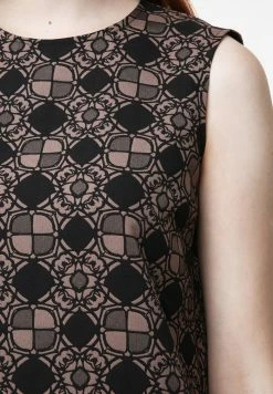 Madam-T LANA - Robe De Jour - Schwarz/ Beige -Madam-T Soldes 2022 222b9f8519324f62a19f8976810e13dd