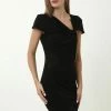 Madam-T DELEYNA - Robe Fourreau - Black