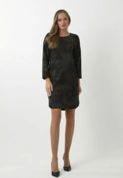 Madam-T LEONIE - Robe De Jour - Grau/braun -Madam-T Soldes 2022 22cdc374dc0a48dda5a927b99adda787