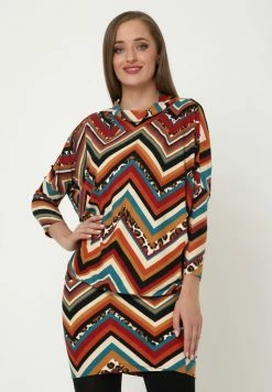 Madam-T Robe De Jour - Weinrot Braun