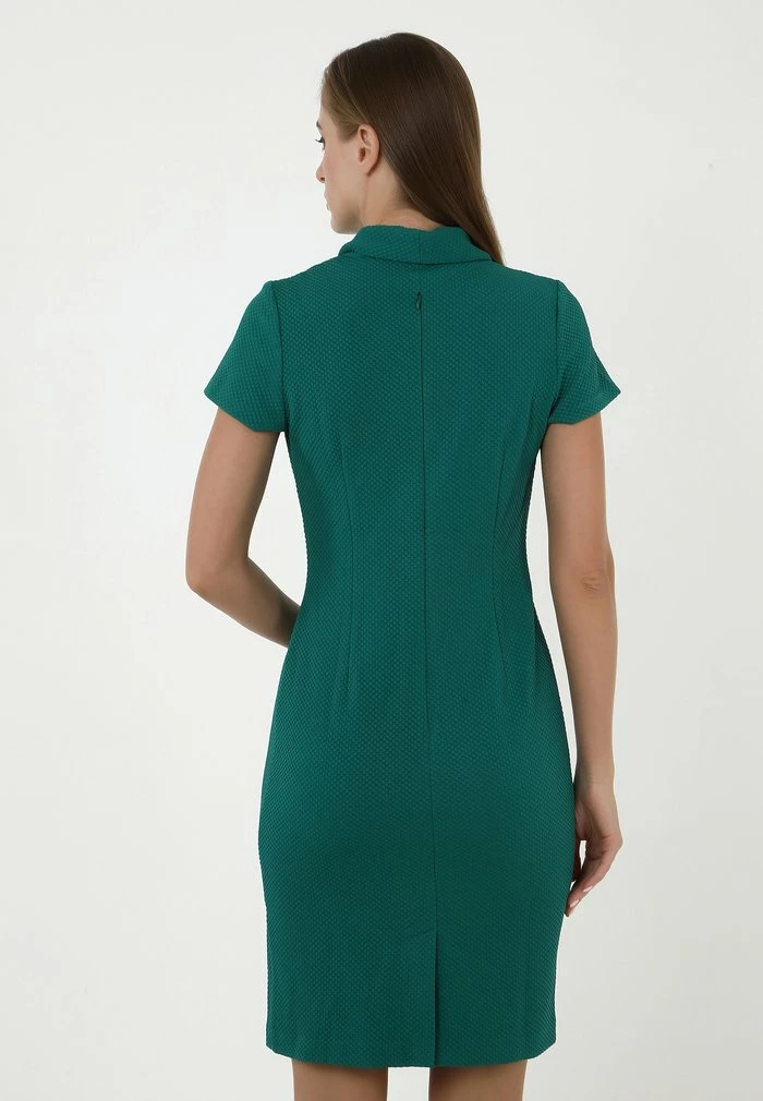 Madam-T KONTATA - Robe Fourreau - Aqua 3 Madam-T KONTATA - Robe Fourreau - Aqua – Image 3