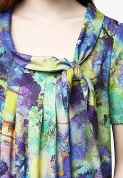 Madam-T ZEFIRA - Robe De Jour - Kornblume Blau/lila -Madam-T Soldes 2022 234d7548b23847e39059ef4d9ee7cee2