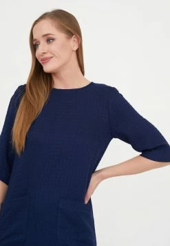 Madam-T MILANIA - Robe De Jour - Blau -Madam-T Soldes 2022 236a57d654e247c996a5edd769e6b23c