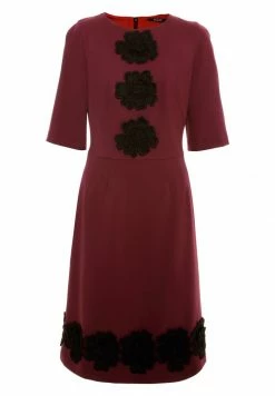 Madam-T SANATA - Robe De Jour - Weinrot -Madam-T Soldes 2022 2372483a9a95468588574b114172c6c5