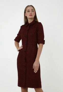 Madam-T ALVA - Robe Chemise - Kastanienbraun