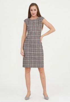 Madam-T MUTALA - Robe Fourreau - Grünes Leder/olegine Rot -Madam-T Soldes 2022 23a97c0543e941b5af4d05aff82281e7