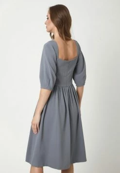 Madam-T CHANTALE - Robe De Jour - Lichtgrau -Madam-T Soldes 2022 245796d5025147d3929347d891422a20