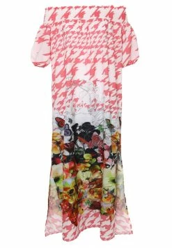 Madam-T DERIN - Robe De Jour - Weiß, Rosa -Madam-T Soldes 2022 245f0bfc95b84036808113464f03fe21