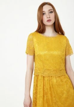 Madam-T ESPERA - Robe De Jour - Gelb -Madam-T Soldes 2022 248fc55529274a19a7a5e0994f8c78bd