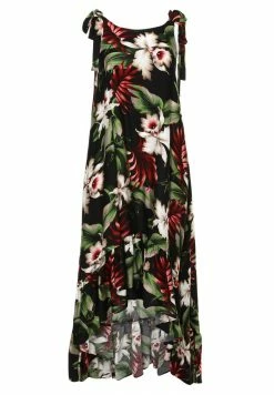 Madam-T PERCAMA - Robe De Jour - Schwarz, Grün -Madam-T Soldes 2022 24a21a54529a4d5b8507bac4bc7d95ab