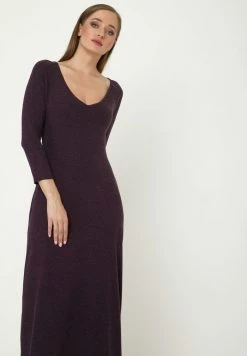 Madam-T REIMA - Robe Longue - Dunkel Lila -Madam-T Soldes 2022 24e181f65824498d9fb0aa0c0772278a