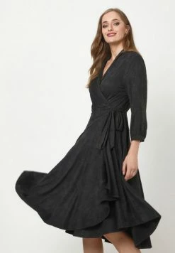 Madam-T Robe De Jour - Schwarz -Madam-T Soldes 2022 25596b55f7a340a6a5613fa2facd7f45