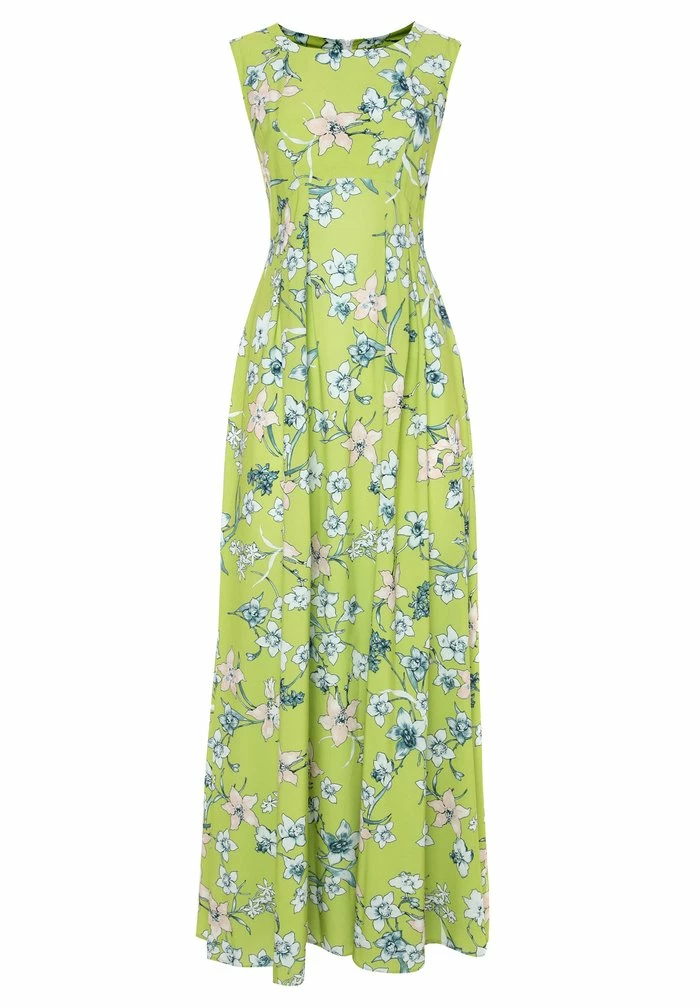 Madam-T KANTRI - Robe Longue - Hellgrün, Weiß 8 Madam-T KANTRI - Robe Longue - Hellgrün, Weiß – Image 8