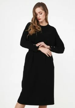 Madam-T KLEID TOMASA - Robe De Jour - Schwarz